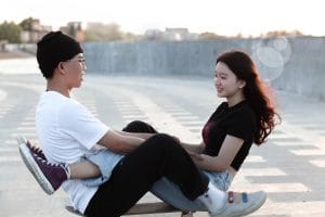 couple, teens, love, girl, boy, relationship, young, teenagers, romantic, together, happy